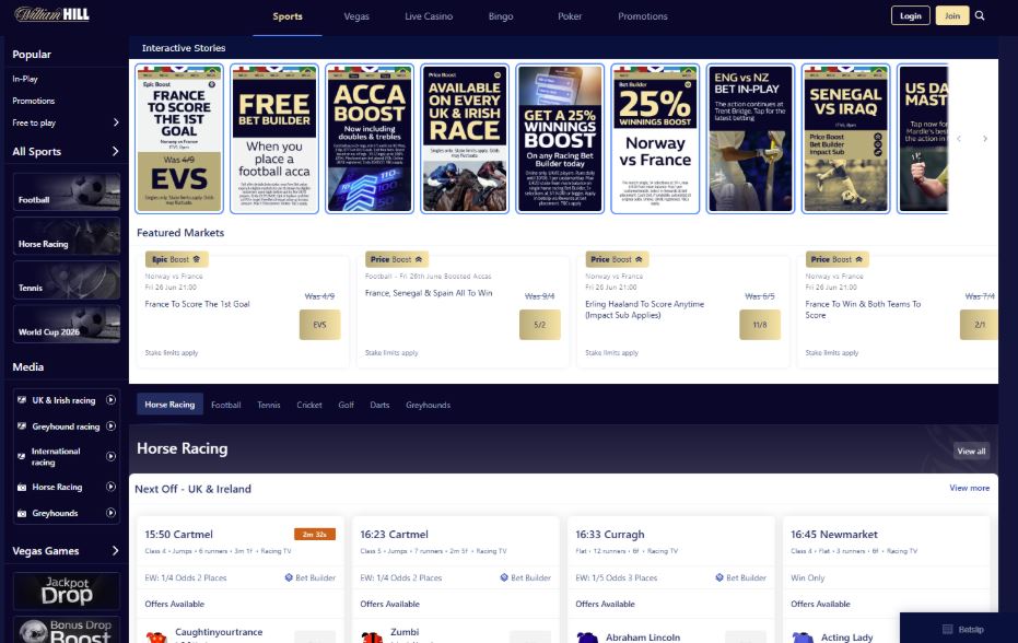 William Hill Casino Sportsbook