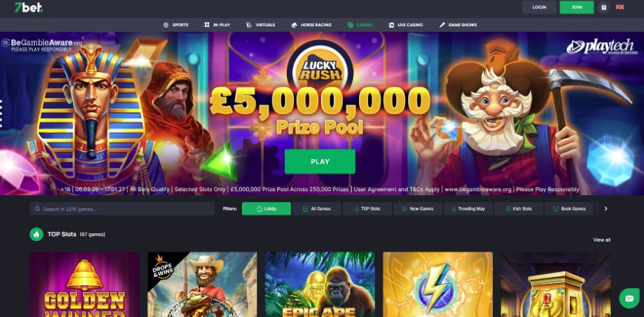 7bet Casino - 100 FS