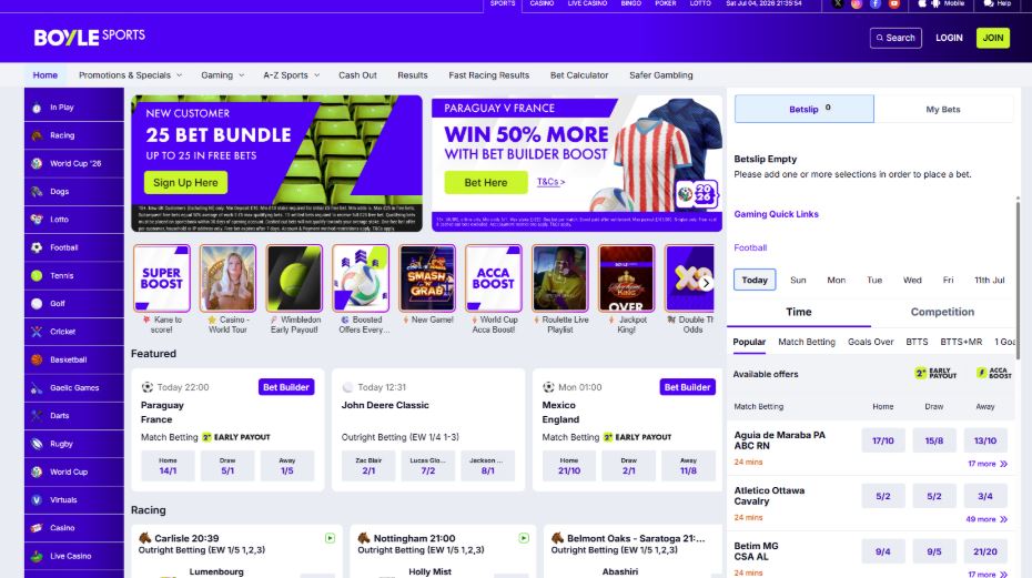BOYLE Casino Sportsbook