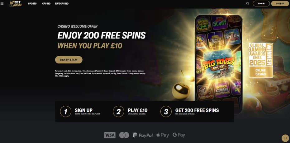 BetMGM Casino - 200 FS