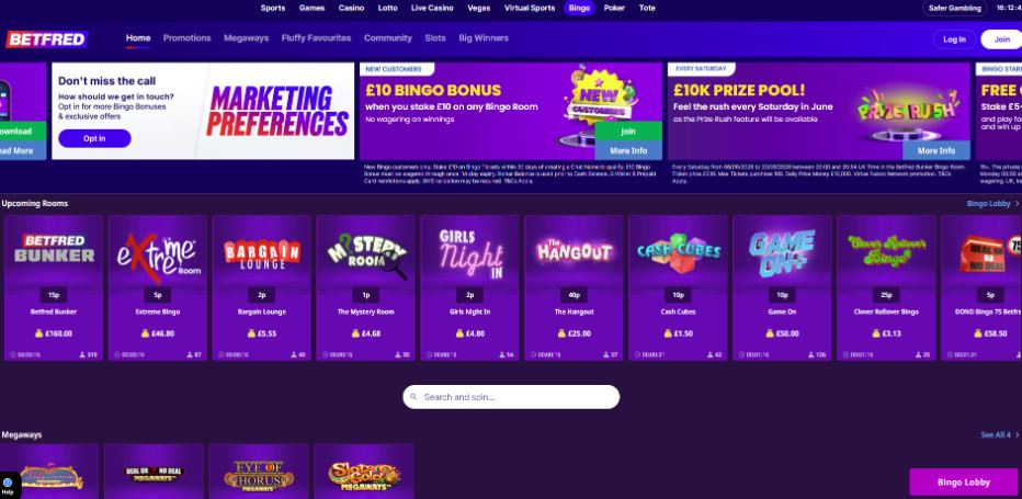 Betfred - Best UK Bingo Sites