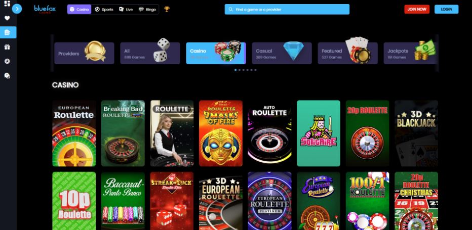 BlueFox Casino - Neosurf Casinos
