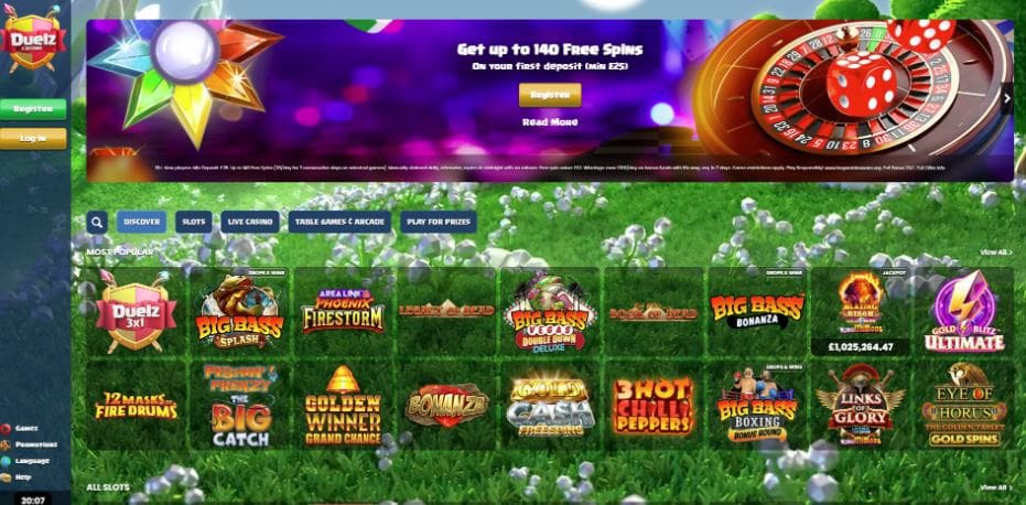 Duelz Casino - Debit Card Casinos