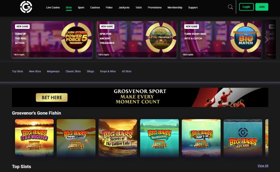 Grosvenor Casino - Best Low Volatility Slots Casinos