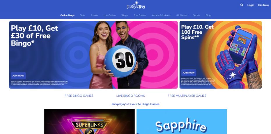 Jackpot Joy - Best UK Bingo Sites