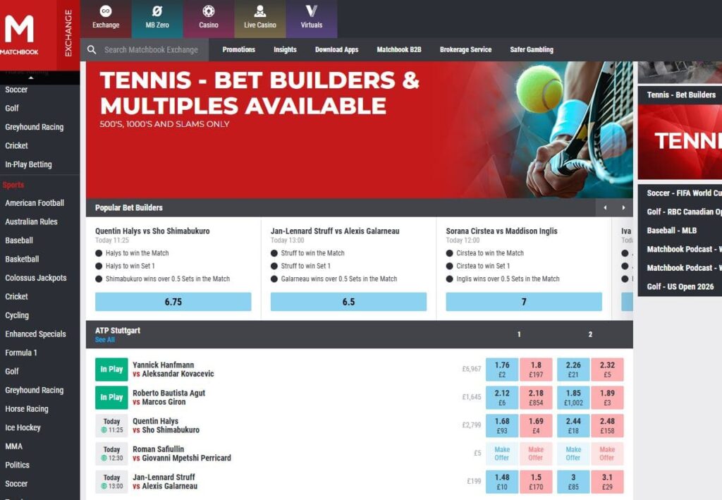 matchbook tennis betting