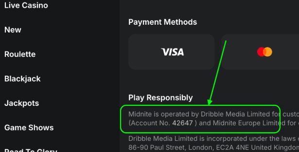 Midnite Casino - UK Independent Casinos