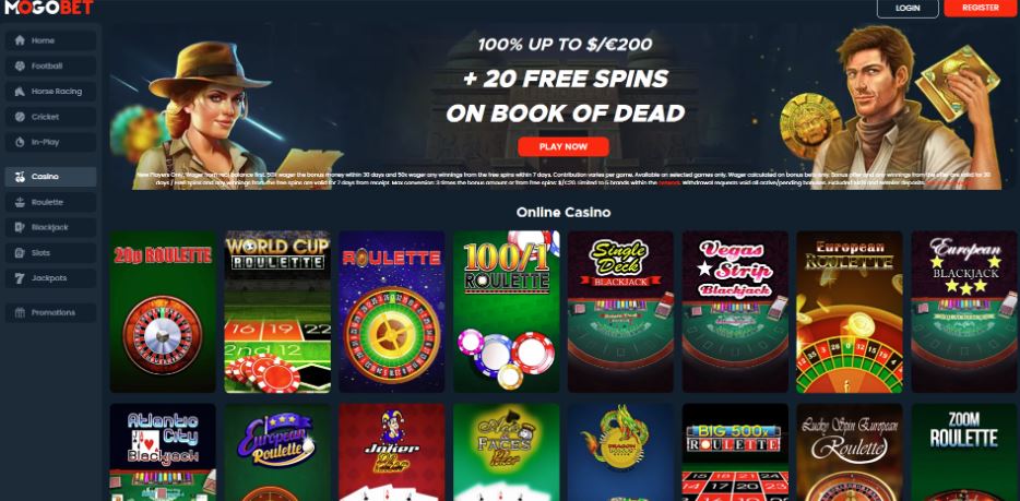 Mogobet Casino - 20 FS