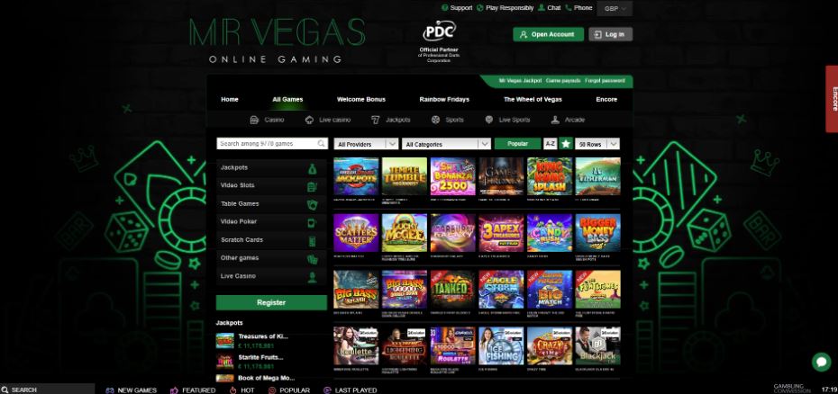 Mr Vegas Casino- Best Stakes Poker Sites