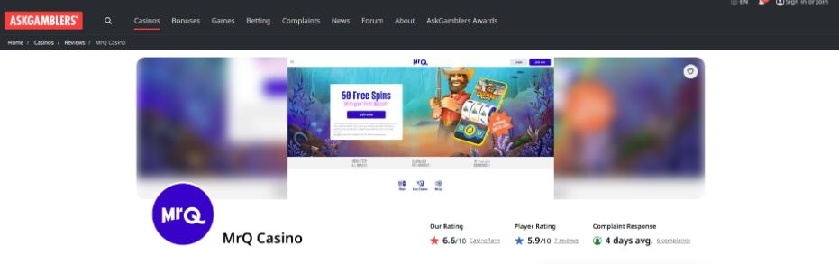 MrQ Casino AskGamblers