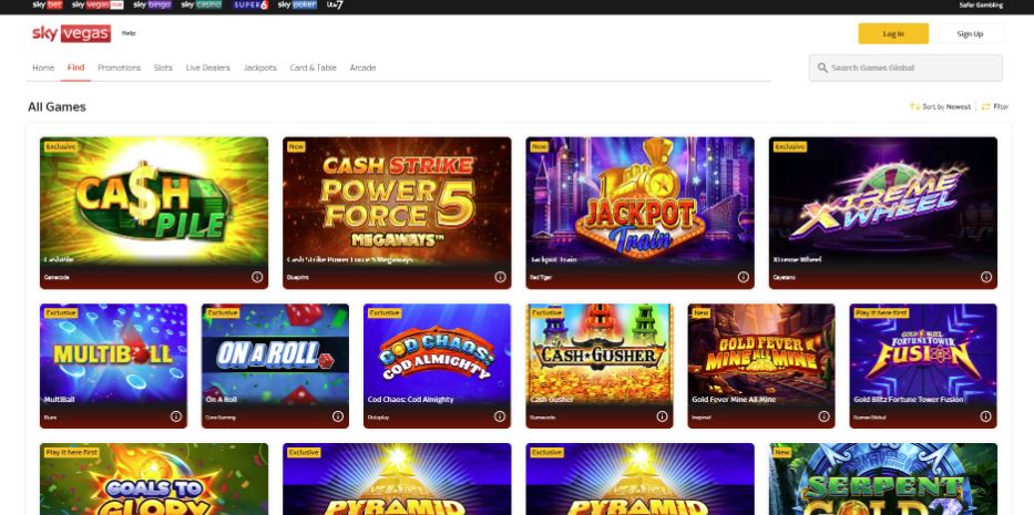 Sky Vegas - Best High Volatility Slots Casinos