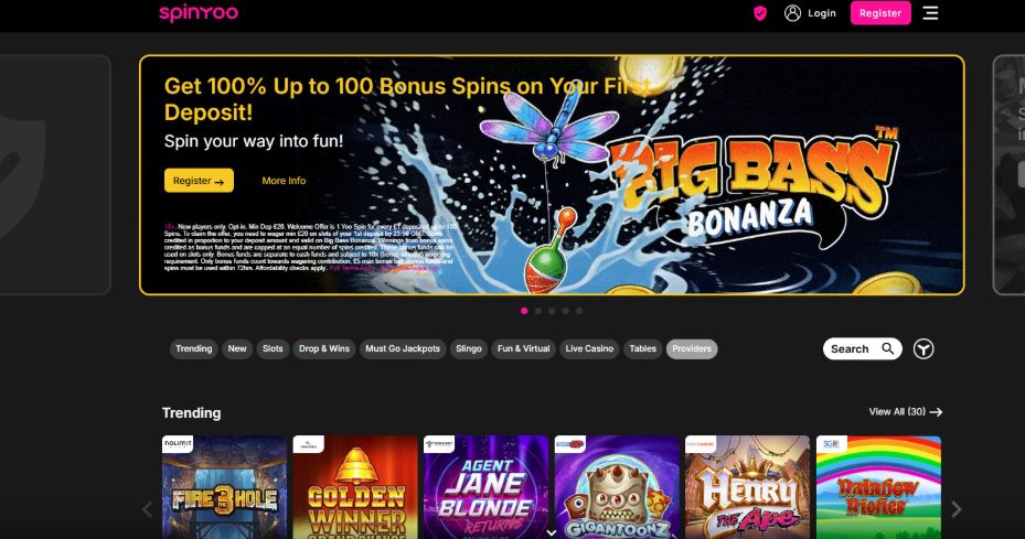 Spinyoo Casino - 100 FS