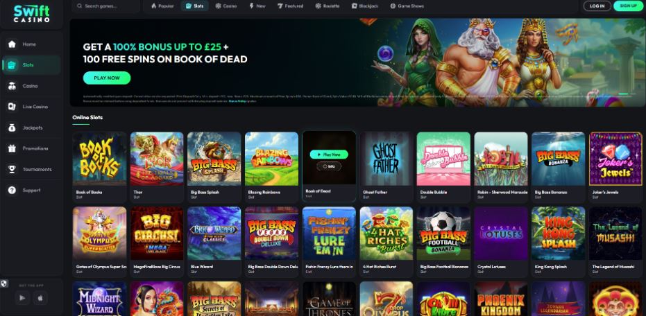 Swift Casino - Best High Volatility Slots Casinos