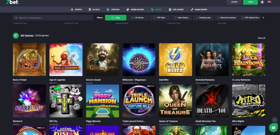 7bet Casino - Best Crash Gambling Sites