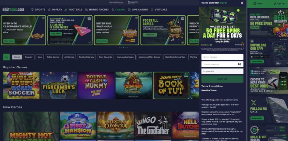 BestOdds Casino - Best Crash Gambling Sites