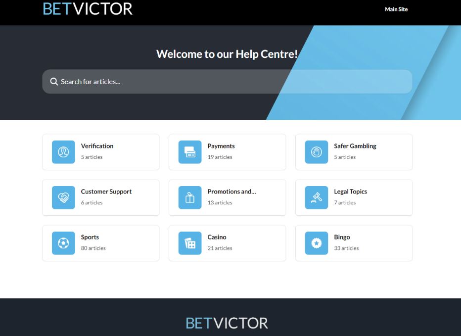BetVictor Casino Customer Support