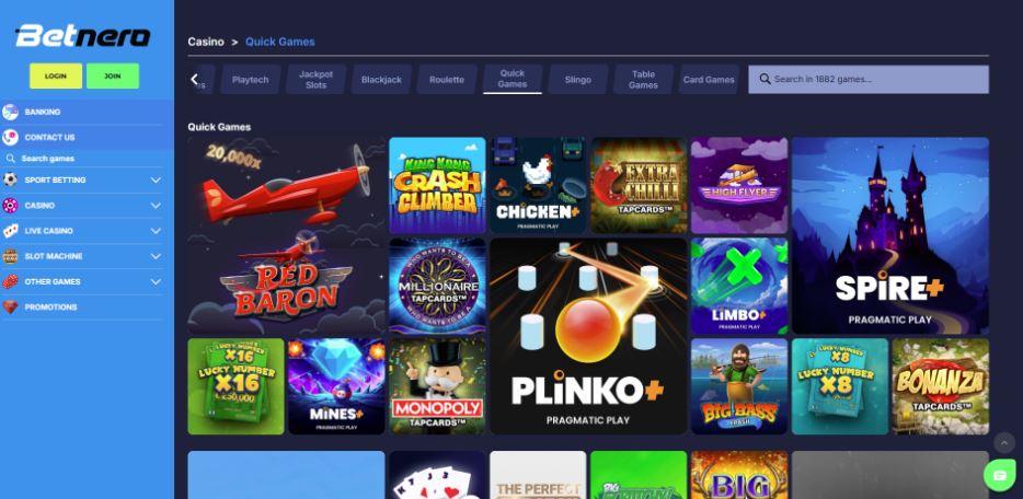 Betnero Casino - Best Crash Gambling Sites