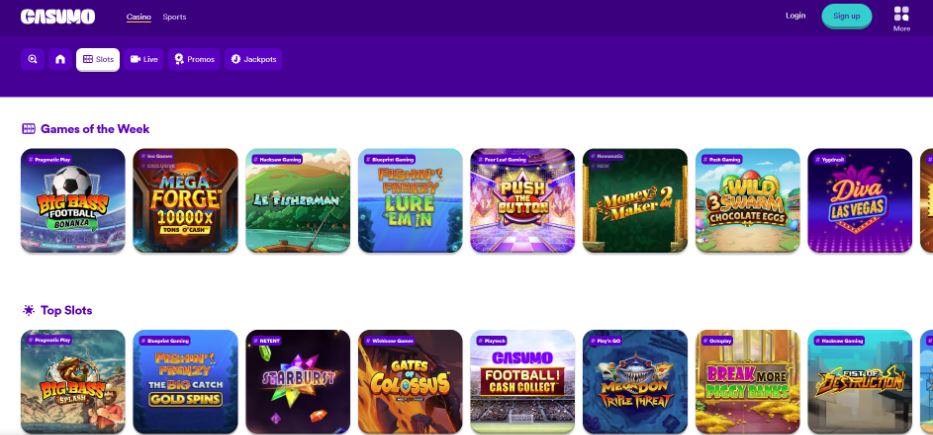 Casumo Casino - Best Crash Gambling Sites