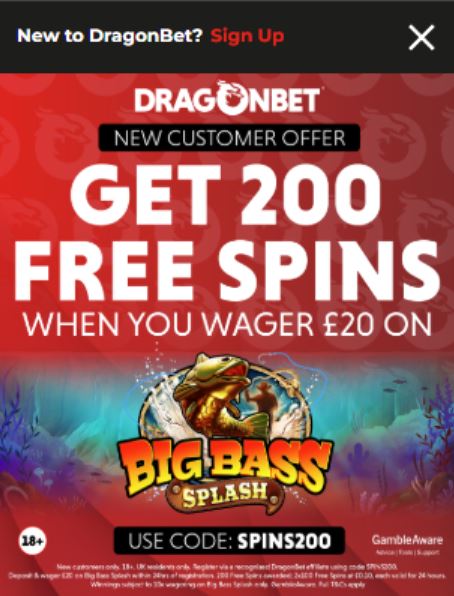Dragon Bet Casino Welcome Bonus