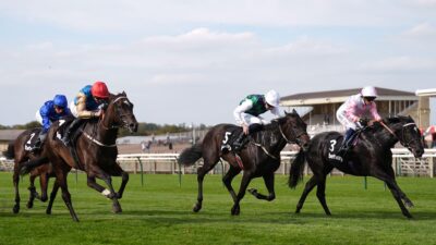 Pensando A Te gets up late to take Rockfel Stakes at Newmarket