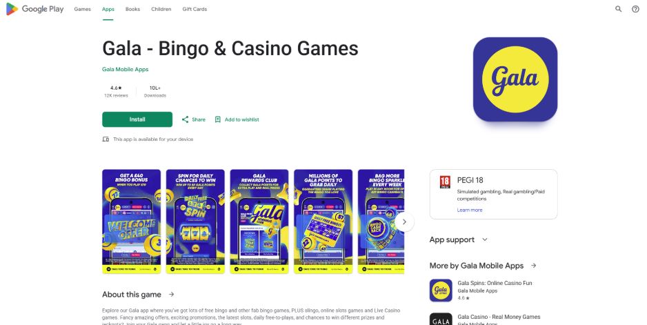 Gala Bingo - Mobile