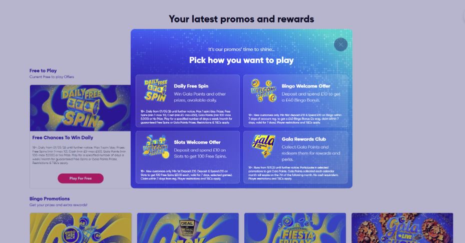Gala Bingo - Promotions & Loyalty Program