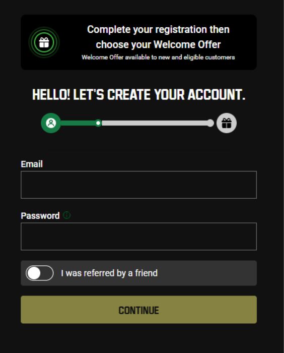 Unibet Casino Registration Process
