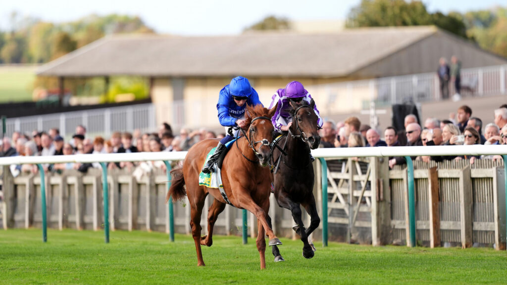 Fillies' Mile result: Musical Times escapes a pocket to stay unbeaten for Appleby and Buick