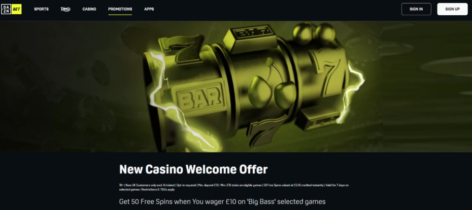 DAZN Bet Welcome Bonus