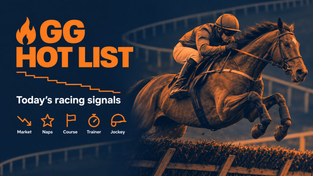 GG Hot List, Sunday 18 October: Crowsatedappletart backed from 22/1 to 10/1 for Limerick